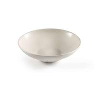Médard de Noblat Assiette salade et pâtes Stone Ivoire – Grès D19 cm 40 cl – Lot de 6