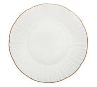 Lot de 6 assiettes creuse Daphné ronde D.20,5cm blanc