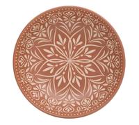 Lot de 6 assiettes creuse Ines D20cm terracotta - Atmosphera Créateur d'intérieur