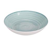 Lot de 6 assiettes creuses en porcelaine Ø20,5 cm, Baita Acqua