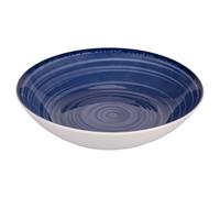 Lot de 6 assiettes creuses en porcelaine Ø20,5 cm, Baita Acqua