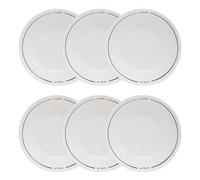 Atmosphera - Lot de 6 assiettes creuses fra ronde d.20cm bleu