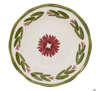Lot de 6 assiettes creuses Mona ronde D.22 3cm vert - Atmosphera Créateur d'intérieur