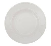 Lot de 6 Assiettes Creuses ""Perle"" 22cm Blanc