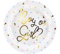 Lot de 6 assiettes garçon ou fille (23 cm)