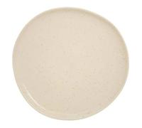 Lot de 6 assiettes plate Wonja crème L27xp26,4xH2,1cm - Atmosphera Créateur d'intérieur
