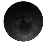 Lot de 6 Assiettes Plates ""Atelier"" 27cm Noir