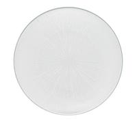 Lot de 6 Assiettes Plates ""Elise"" 26cm Transparent