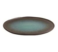 Lot de 6 assiettes plates en grès - Ø 27.5 cm