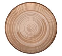 Lot de 6 assiettes plates en porcelaine, Baita Chocolate