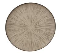 Lot de 6 Assiettes Plates "Gloria" 28cm Champagne