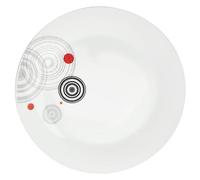 Lot De 6 Assiettes Plates - Instant - D 27 Cm - Blanc