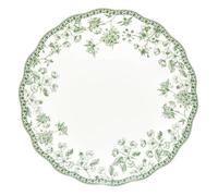Lot de 6 Assiettes Plates "Lisière" 27cm Vert