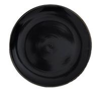 Lot de 6 Assiettes Plates "Lounge" 26cm Noir