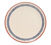 Lot de 6 Assiettes Plates "Morgane" 26cm Crème