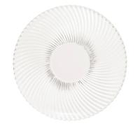 Lot de 6 Assiettes Plates ""Odyssée"" 26cm Transparent