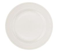 Lot de 6 Assiettes Plates ""Perle"" 27cm Blanc