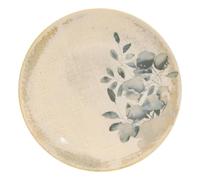Lot de 6 Assiettes Plates "Silvia" 25cm Gris