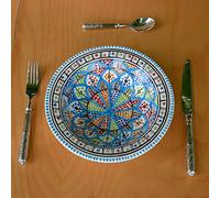 Lot de 6 assiettes Tebsi Bakir Royal - D 23 cm