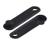 Lot de 6 attaches de fixation en caoutchouc noir pour câbles de câblage de moto, 64 mm, attaches de cadre élastiques anti-durcissement