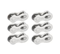 Lot de 6 attaches rapides pour chaîne de vélo 12 vitesses | Compatible avec | Shimano, SRAM & KMC 12 vitesses |Acier traité thermiquement pour une résistance accrue à l'usure | Inclut l'outil de montage