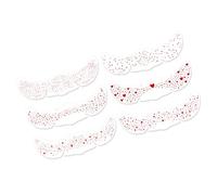 Lot de 6 autocollants amovibles avec étoiles étincelantes, amélioration cosmétique rapide et lot d'autocollants pour visage taches de rousseur