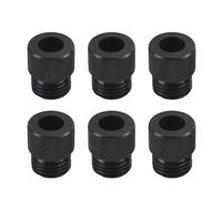 Lot de 6 bagues de guidage en acier au carbone pour trou de vis de 2 mm à 10 mm pour le travail du bois et du travail des métaux en acier doux