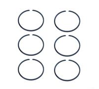 Lot de 6 bagues de piston pour débroussailleuses 124CL 125E 125L 125R 128C FS120 FS160 pour débroussailleuse FS300 BT120C, pièces de rechange de moteur à haute efficacité pour outils de cour