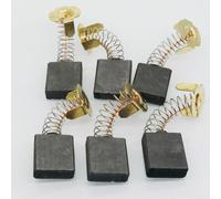 Lot de 6 balais de carbone #44 pour moteurs électriques et outils électriques Hitachi PH65A, Z1G-FF-15, 180 (G180SE2), taille 7 x 17 x 18 mm
