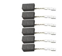 Lot de 6 balais de carbone 5 x 10 x 16 mm - Pièces de rechange compatibles avec meuleuse d'angle WQ 1400/WQ 1000/WQ, composants d'entretien du moteur compatibles avec