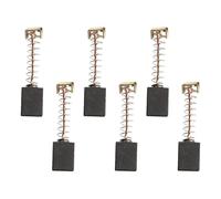 Lot de 6 balais de carbone de rechange pour marteau perforateur rotatif Parkside PBH 1500 A1, meuleuse de moteur, pièces d'outils électriques pour réparer les brosses usées et