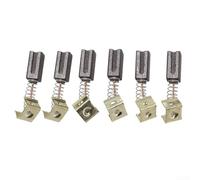 Lot de 6 balais de carbone de rechange pour meuleuse d'angle CD115 CD105 CD110 KG900 KG915 KG725 AST6 AST6XC AST15 FG005 pour réparation et entretien du moteur d'outils électriques