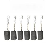 Lot de 6 balais de carbone pour meuleuse d'angle Metabo WQ 1400 WQ 1000, kit de réparation de moteur en fibre de carbone 5 x 10 x 16 mm