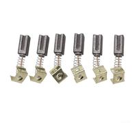 Lot de 6 balais de carbone pour meuleuses d'angle CD105 CD110 pour meuleuses d'angle CD115 KG900, pièces de rechange essentielles pour l'entretien des outils électriques