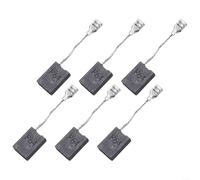 Lot de 6 balais de charbon de rechange pour moteur Bosch GWS20180 de meuleuse d'angle 6 x 16 x 21 mm compatible avec GWS18 180/230 GWS21 180/2306