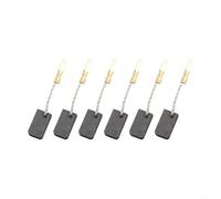 Lot de 6 balais de charbon pour Metabo 316046800 compatibles avec meuleuses d'angle W8-115 W8-125 W11-125 WE14-150 WE14-125