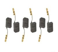 Lot de 6 balais de charbon pour Metabo 316046800 compatibles avec meuleuses d'angle W8-115 W8-125 W11-125 WE14-150 WE14-125 - Pièces de rechange pour outils électriques