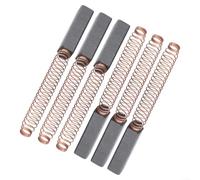 Lot de 6 balais de charbon pour mixeur sur pied W10380496 9706416 compatible avec 5K5SS K45SS KSM150 KPM50 6 x 6 x 25 mm