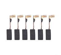 Lot de 6 balais de moteur en carbone de rechange pour meuleuse d'angle DWE4120 DWE4120N DWE4011 de 10,2 cm, compatibles avec la pièce N097696, pièces d'usure essentielles pour la restauration