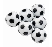 Lot de 6 balles de babyfoot de rechange de 32 mm pour mini baby-foot, style percuteur pour tables de Kicker, toboggan de 3,3 cm pour jeux en intérieur