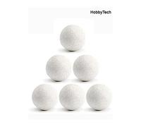 Lot de 6 Balles de Babyfoot en liège Blanc HobbyTech