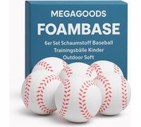 lot de 6 balles de baseball d'entraînement en mousse pour enfants Outdoor Soft FR.