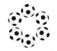 Lot de 6 balles de football de table en résine de 36 mm pour mini babyfoot, accessoires pour machines de babyfoot compatibles KICKER