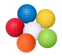 Lot De 6 Balles Dentraînement De Golf Aux Couleurs Vives Idéales Pour Les Garçons Et Les Filles Adultes