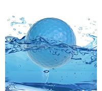 Lot de 6 balles de golf flottantes colorées pour entraînement - Flotteur d'eau - Balle flottante pour étang ou lac - Environ 10 % d'entre elles se trouvent au-dessus de l'eau (bleu pâle)