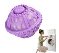Lot de 6 balles de linge réutilisables sans détergent, adoucissant sans nœuds, pour vêtements | Fournitures de blanchisserie respectueuses de l'environnement pour voyage, camping-car, étudiants