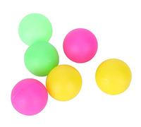 Lot de 6 balles de plage en PVC - 3 couleurs - Multicolore - Pour le plaisir et les jeux en plein air (rouge, jaune, vert)