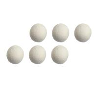 Lot de 6 balles de séchage en laine naturelle pour améliorer l'expérience de séchage des vêtements en réduisant l'électricité statique et l'humidité
