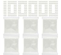 Lot de 6 balles en gel de 7 à 8 mm - 10 000 pièces - Recharges de munitions pour pistolet à eau - Fabriquées en matériau non toxique et respectueux de l'environnement - À partir de 14 ans (blanc)
