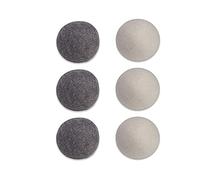 Lot de 6 balles pour sèche-linge en laine bio - Adoucissant naturel foncé
